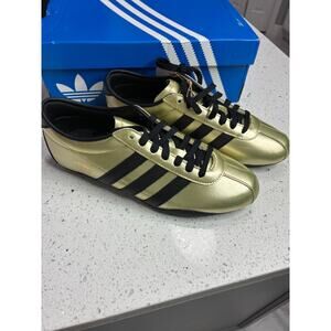 New adidas Originals Tokyo Women's 9.5 Sneakers JQ0594 Gold Metallic Core Black